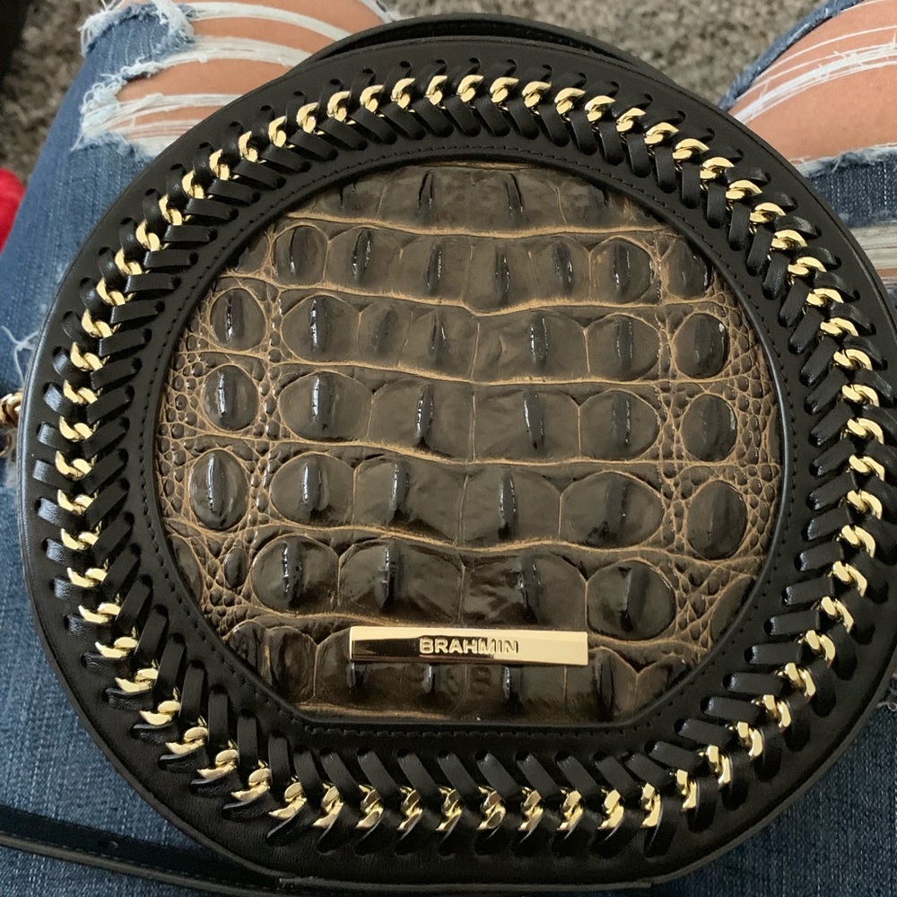 NWT BRAHMIN LANE GRAPHITE ASTER